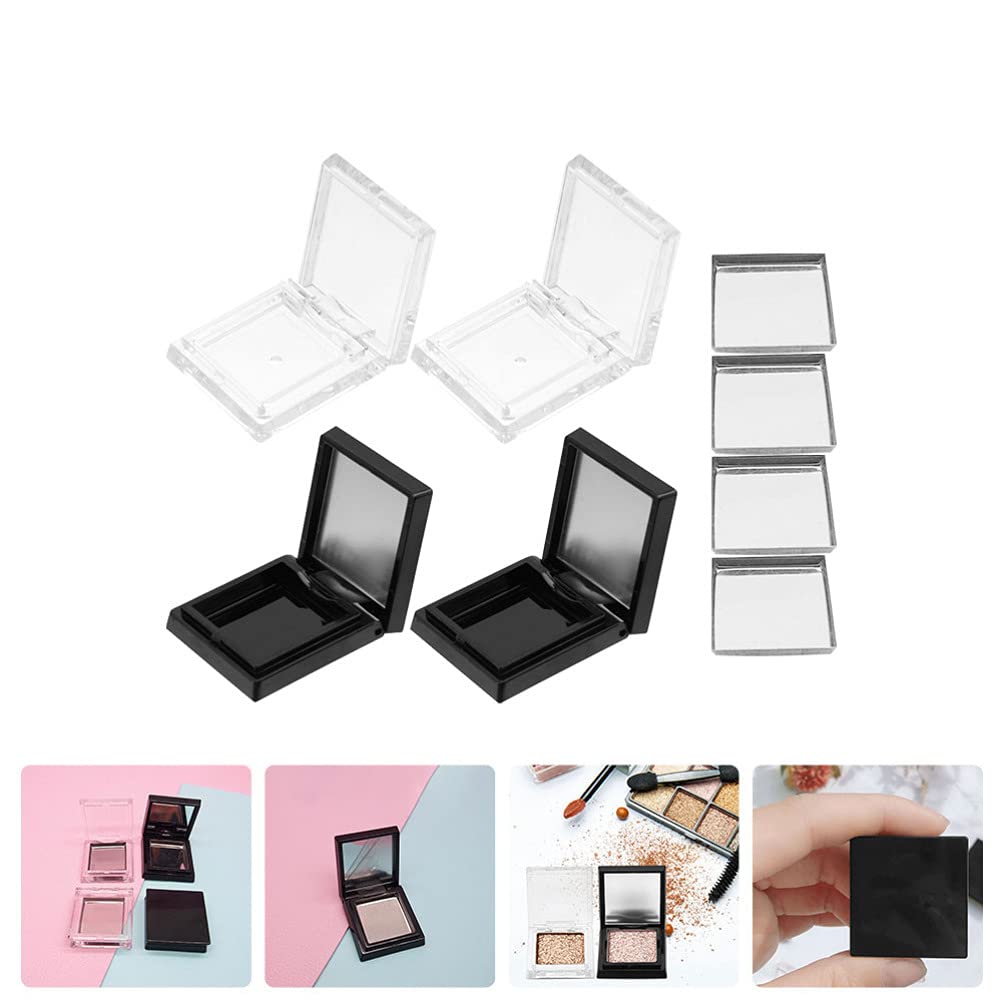 8pcs Glitter Lipstick Palette - Empty Eyeshadow Case for Makeup Storage & Travel