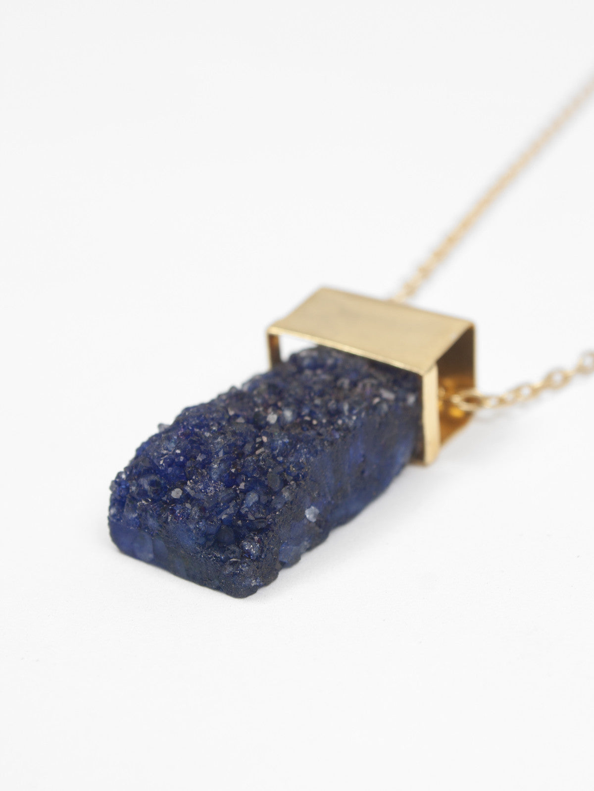 Stunning Big Druzy Necklace for Women – Natural Stone Crystal Pendant Jewelry – Perfect for Parties, Weddings & Everyday Elegance