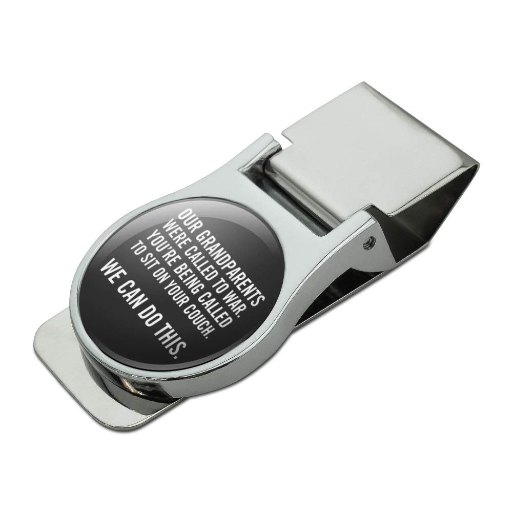 Premium Satin Chrome Plated Metal Money Clip - Elegant Bill Holder for Cash & Credit Cards | Perfect for Gifts, Travel, and Everyday Wallet Organization