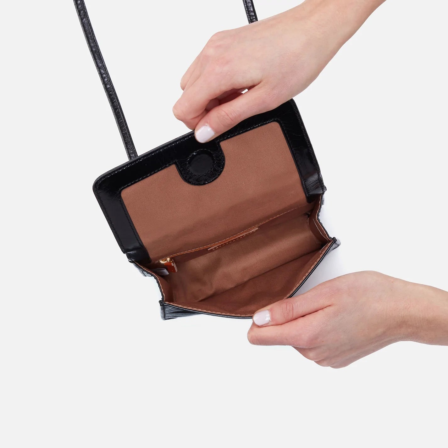 JILL Genuine Leather Crossbody Wallet for Women - Stylish and Compact Purse for Everyday Use, Travel, and Shopping
