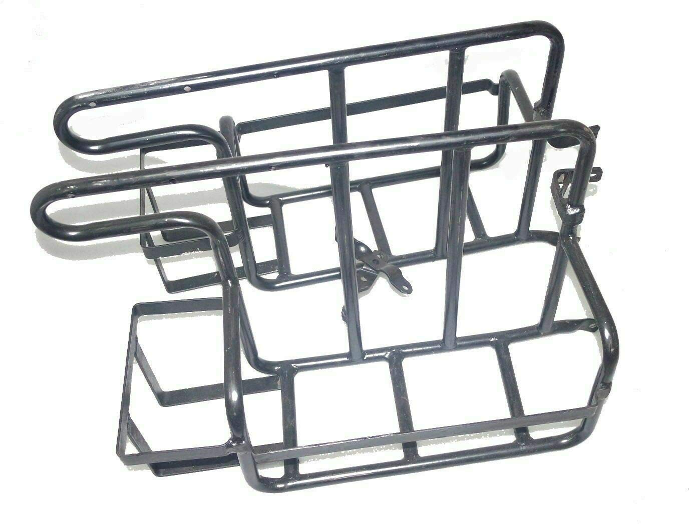 Royal Enfield Classic Compatible Left & Right Side Luggage Carrier with Saddle Case Box - Perfect for Motorcycle Touring & Adventure Travel