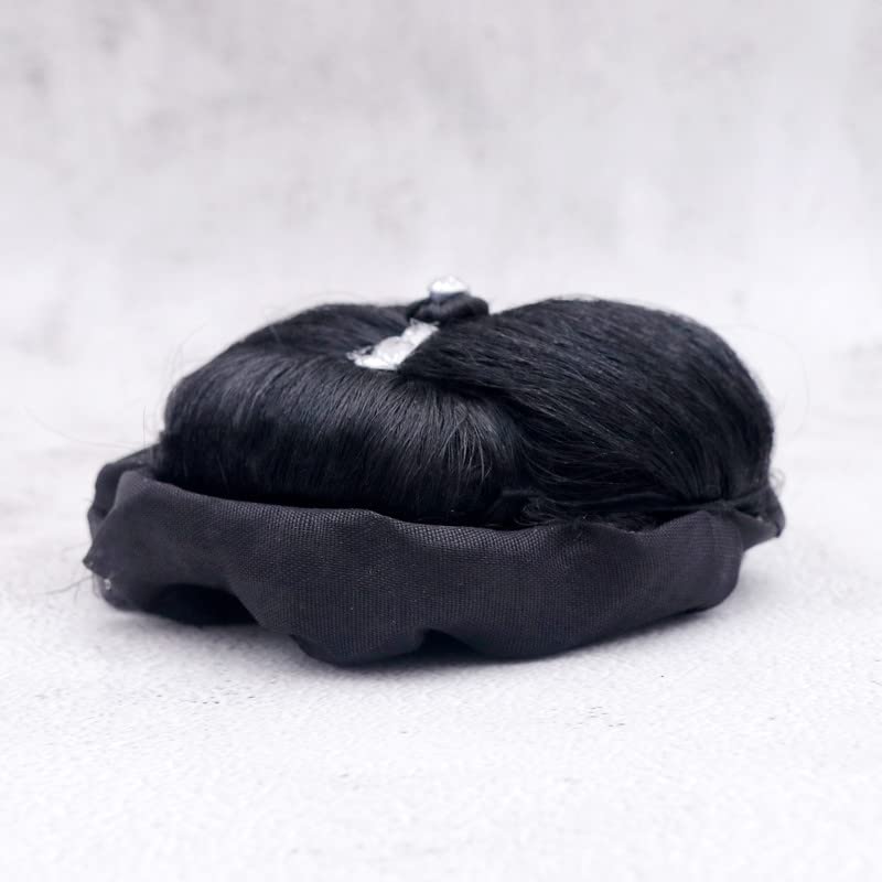 Navjai Hair Bun - Artificial Juda Extension for Women | Hair Decoration & Styling Accessory | StoneWork Nakli Juda (1pc) | Perfect for Weddings, Parties & Everyday Hairstyles