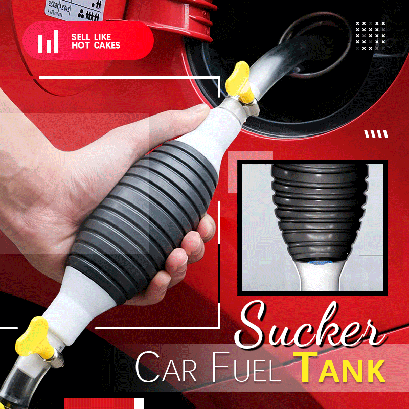 Fuel Tank Siphon Pump - 6ft Hose for Safe Gas & Diesel Transfer - Perfect for Cars, Trucks, Motorcycles & Emergency Fuel Storage