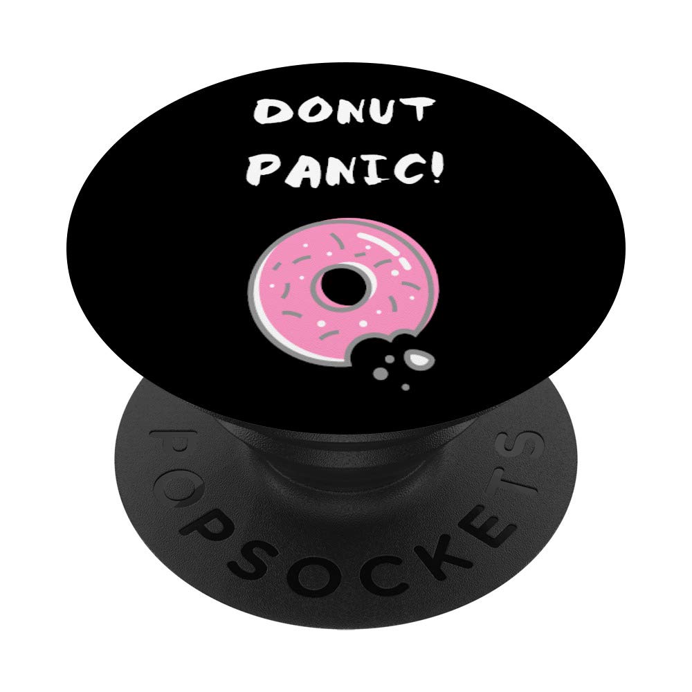 Cute Pink Donut Design PopSockets Phone Grip & Stand - Compatible with iPhone, Samsung & Tablets - Perfect for Gaming, Selfies & Daily Use