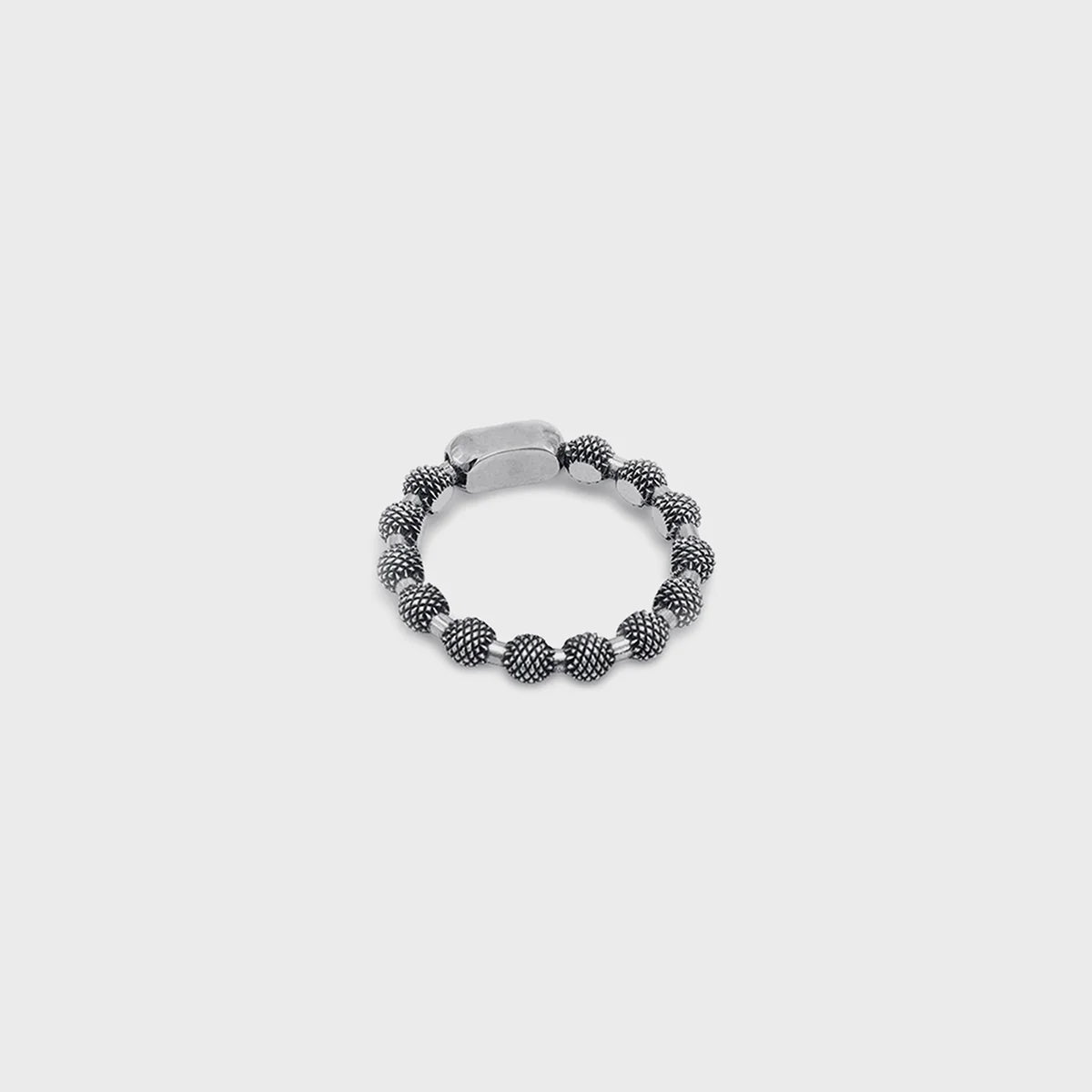 Stylish Ball Chain Ring - Trendy Silver Jewelry for Women & Men - Perfect for Everyday Wear, Gifts & Fashion Accessories