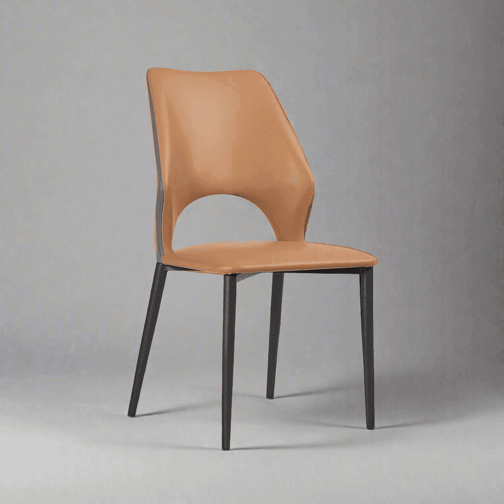 Hadley Dining Chair - Modern Wooden Dining Room Chair with Upholstered Seat - Comfortable & Stylish for Home, Kitchen, Restaurant, and Office Use