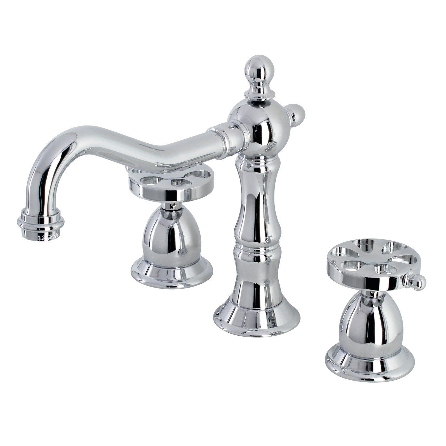 Belknap KS1971RX 3-Hole Widespread Bathroom Faucet with Brass Pop-Up Drain - Polished Chrome Finish - Perfect for Modern Bathroom Vanities & Sink Upgrades