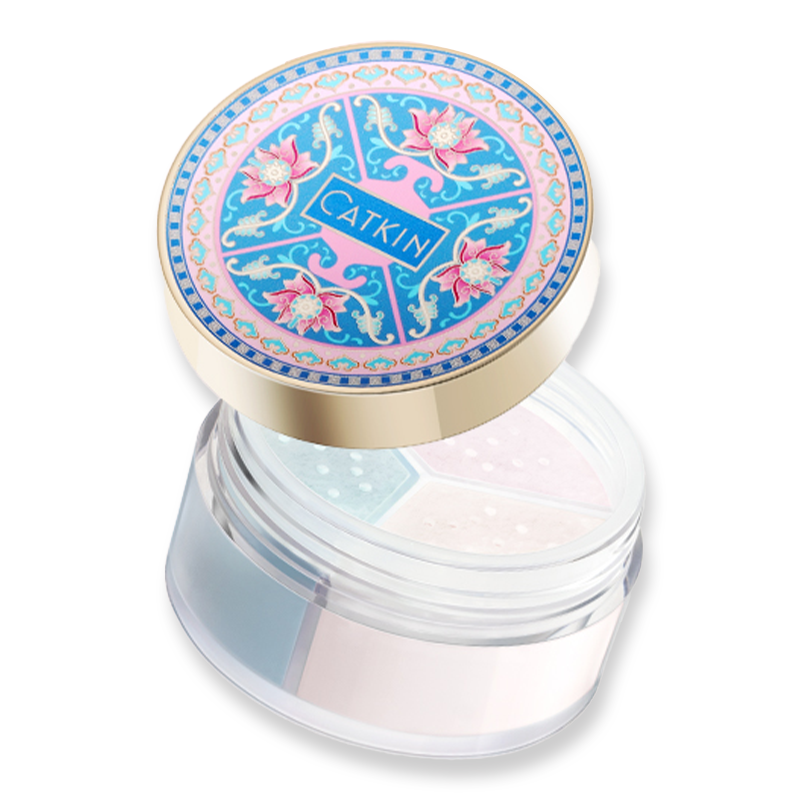CATKIN 3-in-1 Translucent Loose Powder | Oil Control & Pore Minimizing Setting Powder | For Makeup Setting & Touch-Ups All Day