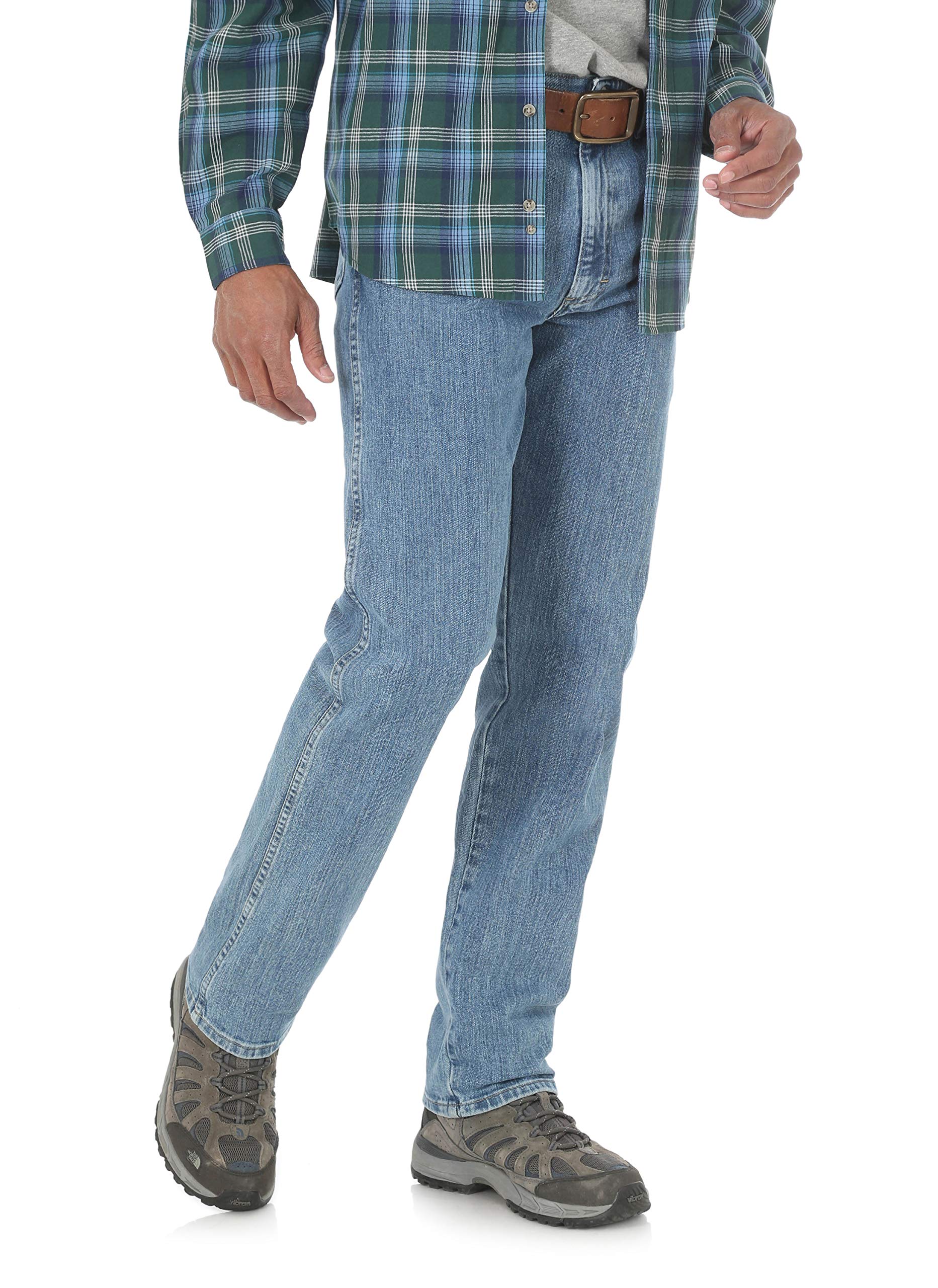 Wrangler Men's Rugged Wear Performance Series Jean - Durable Stretch Denim Pants for Work, Outdoor & Casual Wear | Comfort Fit for Hiking, Construction & Everyday Use