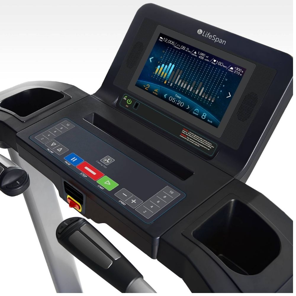 LifeSpan Fitness TR5500iM Folding Treadmill - Compact Home Gym Equipment for Running & Walking | Perfect for Small Spaces & Home Workouts