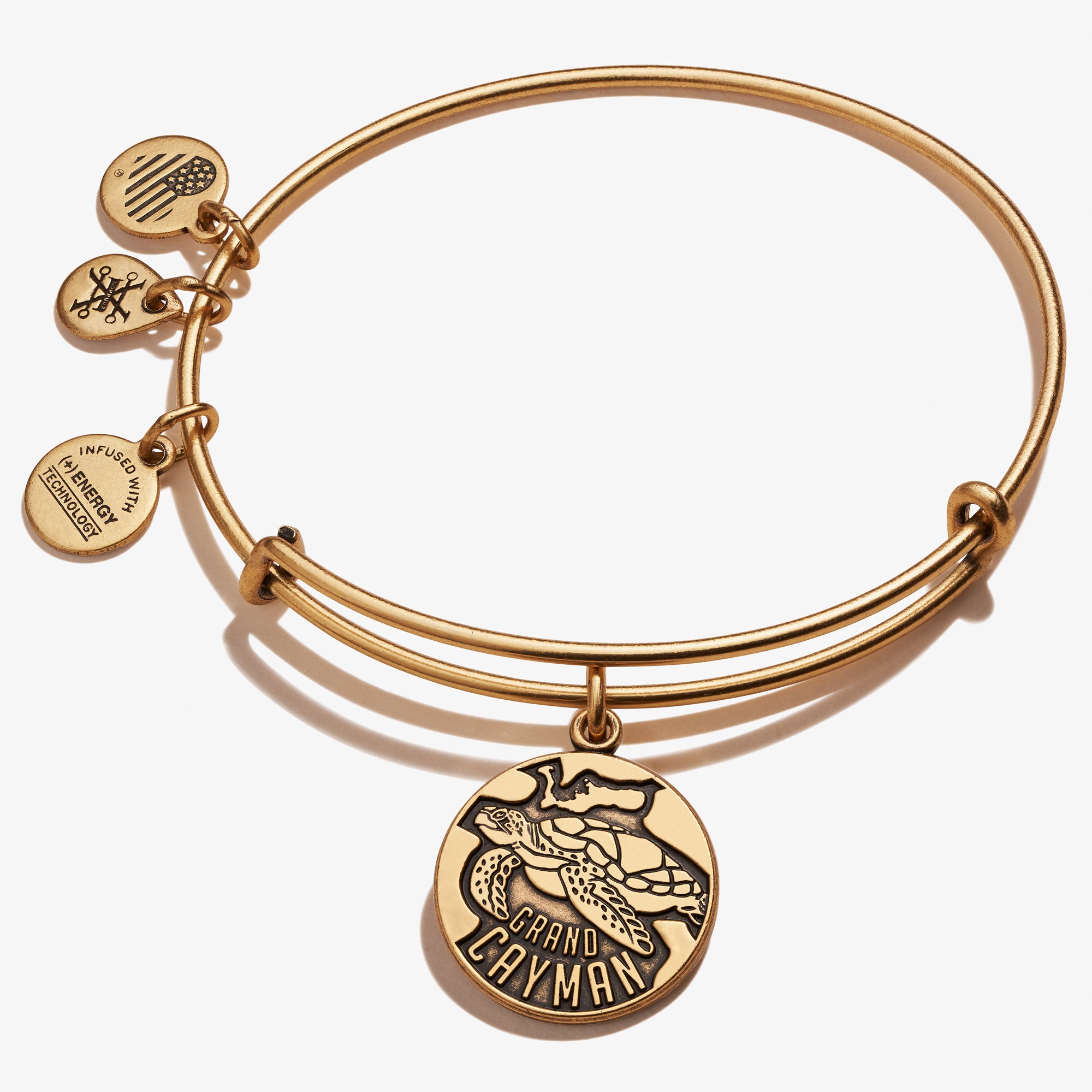 Grand Cayman Charm Bangle - Elegant Caribbean Inspired Bracelet for Women | Perfect for Beach Vacations, Summer Parties & Gift Giving
