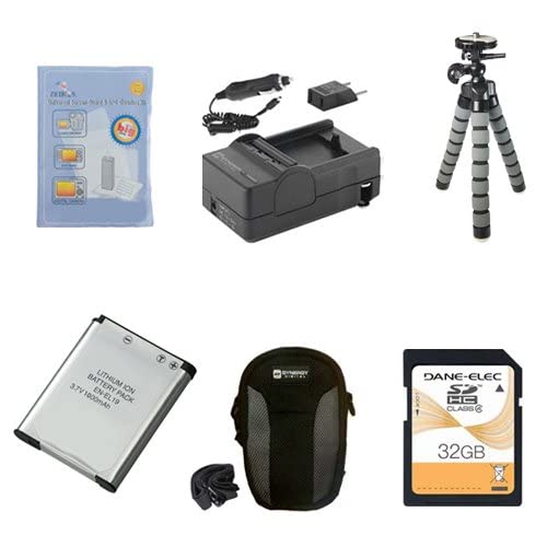 Nikon Coolpix S6600 Digital Camera Accessory Kit - Includes Battery, Charger, 32GB Memory Card, Case, Cleaning Kit & Tripod - Perfect for Travel, Photography & Vlogging