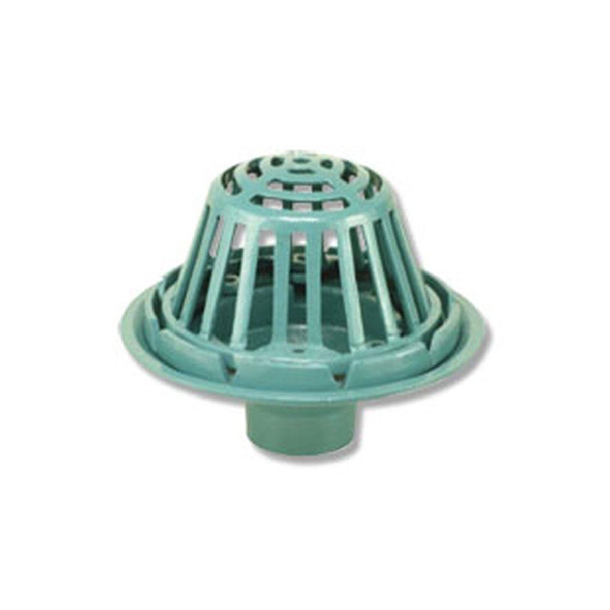 Style CIRD Roof Drain with Bolt Down Gravel Guard & Metal Dome - Heavy Duty Commercial Roof Drainage System for Flat Roofs, Buildings & Industrial Applications