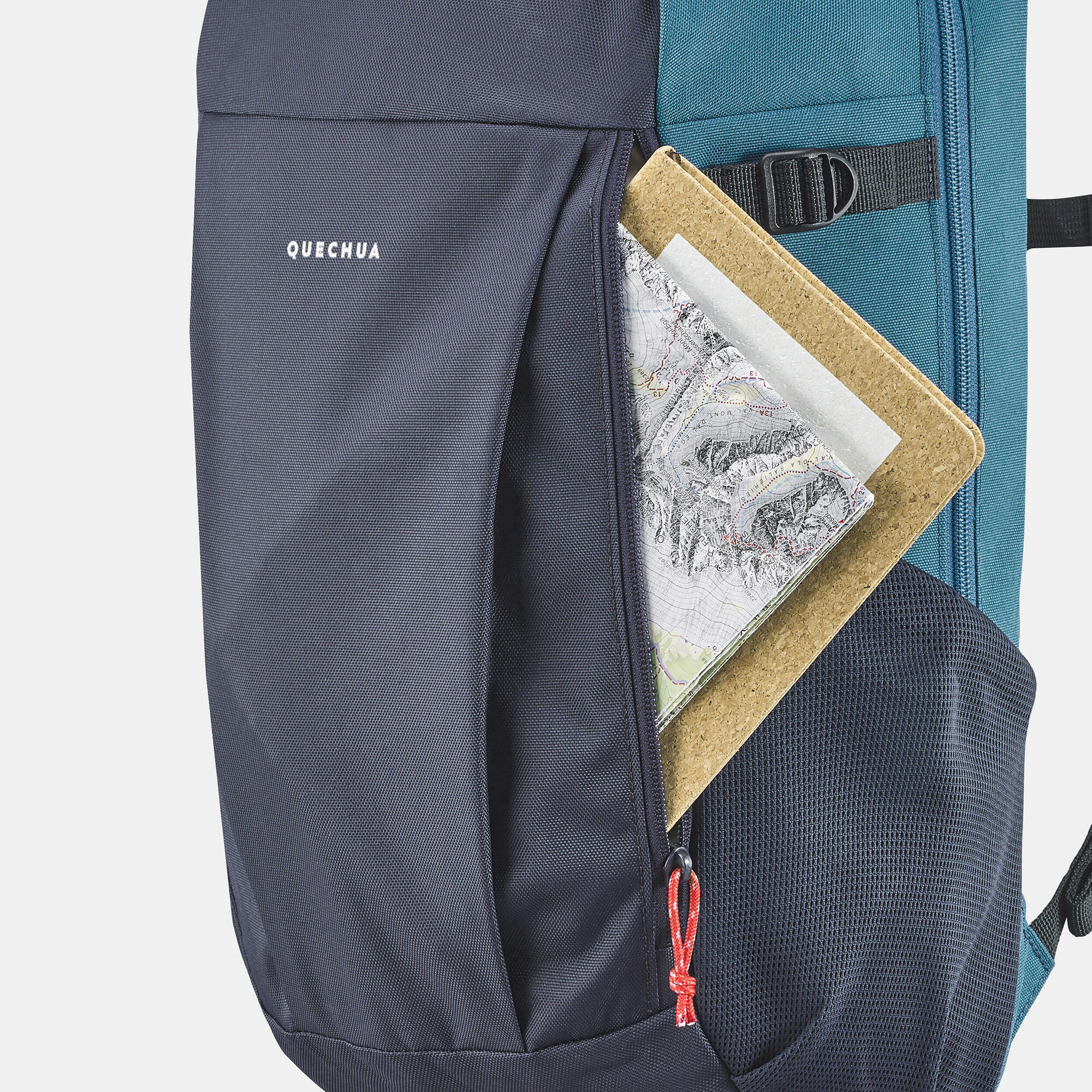 Quechua NH Arpenaz 100 20L Lightweight Hiking Backpack - Water-Resistant Daypack for Outdoor Camping, Travel & Trekking