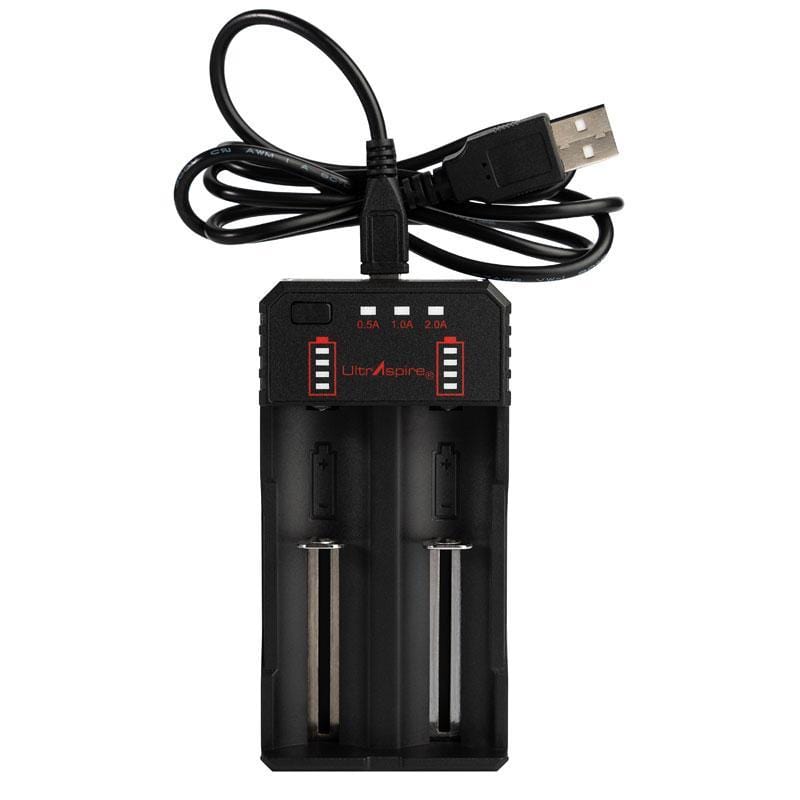 UltrAspire 18650 Battery Charger - Fast USB Charging for 18650 Li-ion Batteries | Perfect for Flashlights, Vapes & Electronics