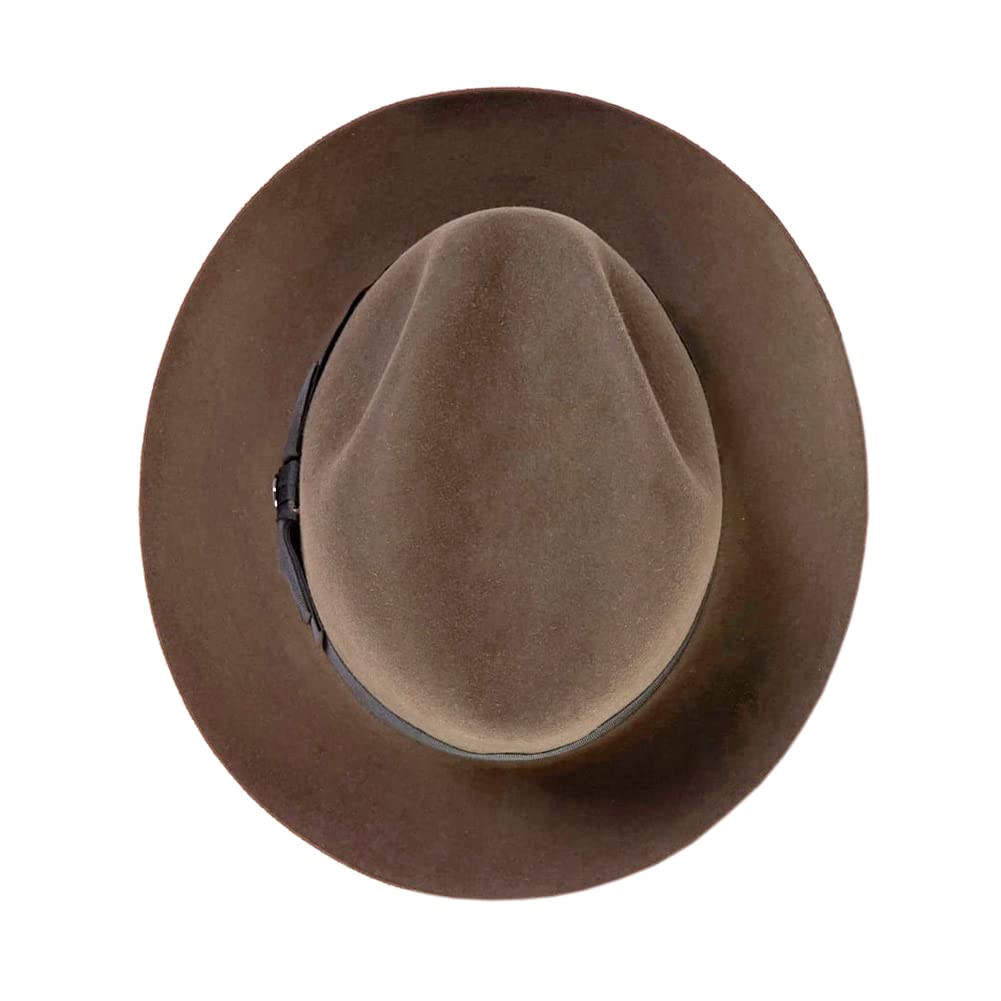 Stetson Men's Temple Hat - Classic Western Cowboy Hat for Men, 100% Wool Felt, Wide Brim - Perfect for Rodeo, Country Music Festivals & Outdoor Adventures