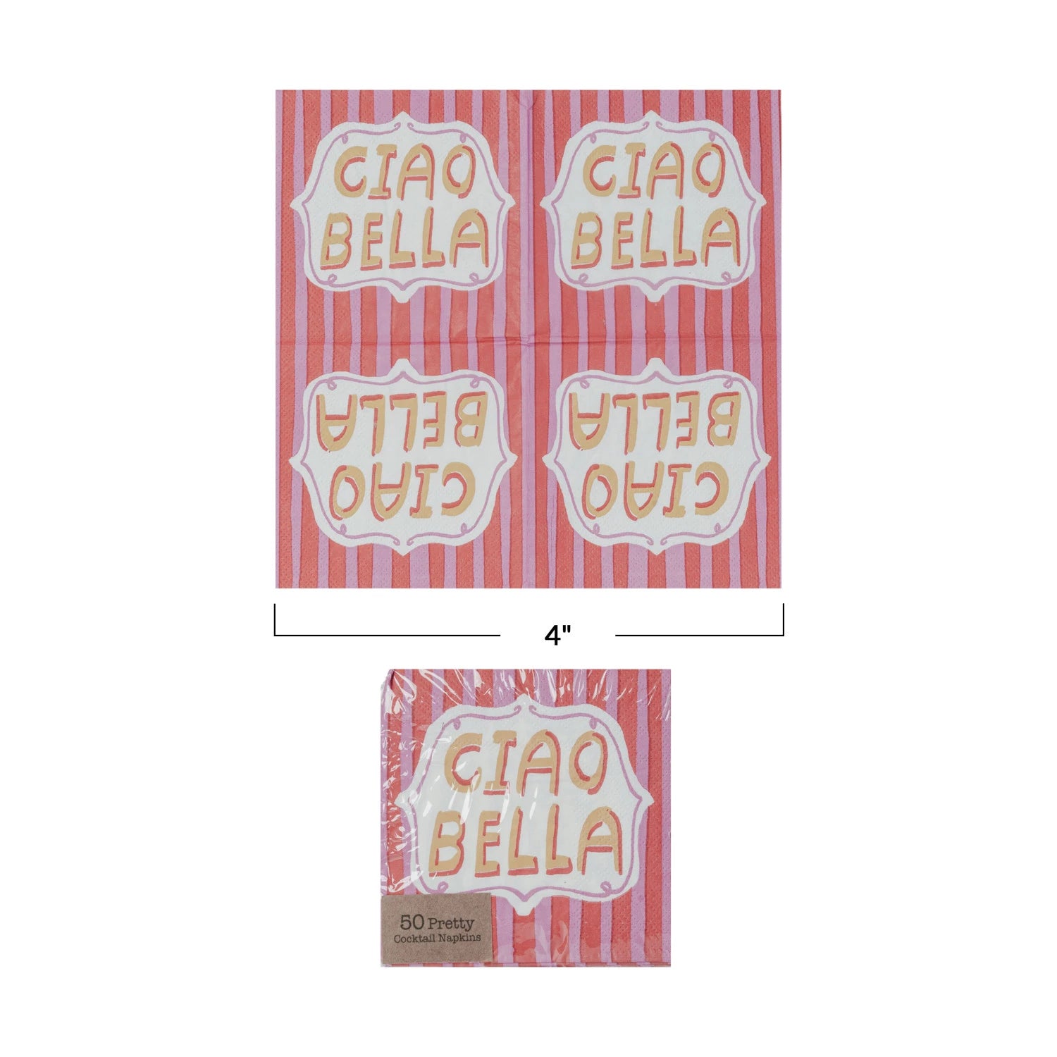 Premium Ciao Paper Napkins - 100% Eco-Friendly, Soft & Absorbent for Parties, Weddings & Everyday Use
