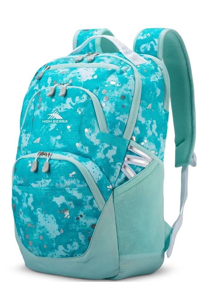 High Sierra Swoop SG Backpack - Durable Laptop Backpack for School, Travel & Work - Water-Resistant Daypack with USB Charging Port & Headphone Port