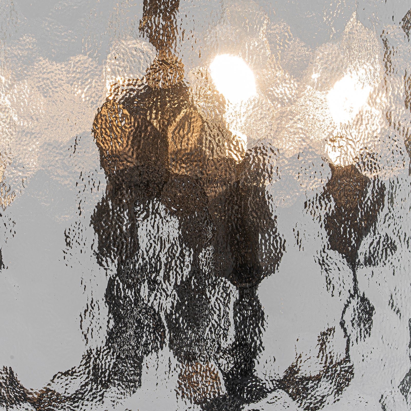 Glowlings 4-Light Modern 16-Inch Wide Ripple Glass Cylinder Lantern Chandelier - Perfect for Dining Room, Living Room, and Bedroom Lighting