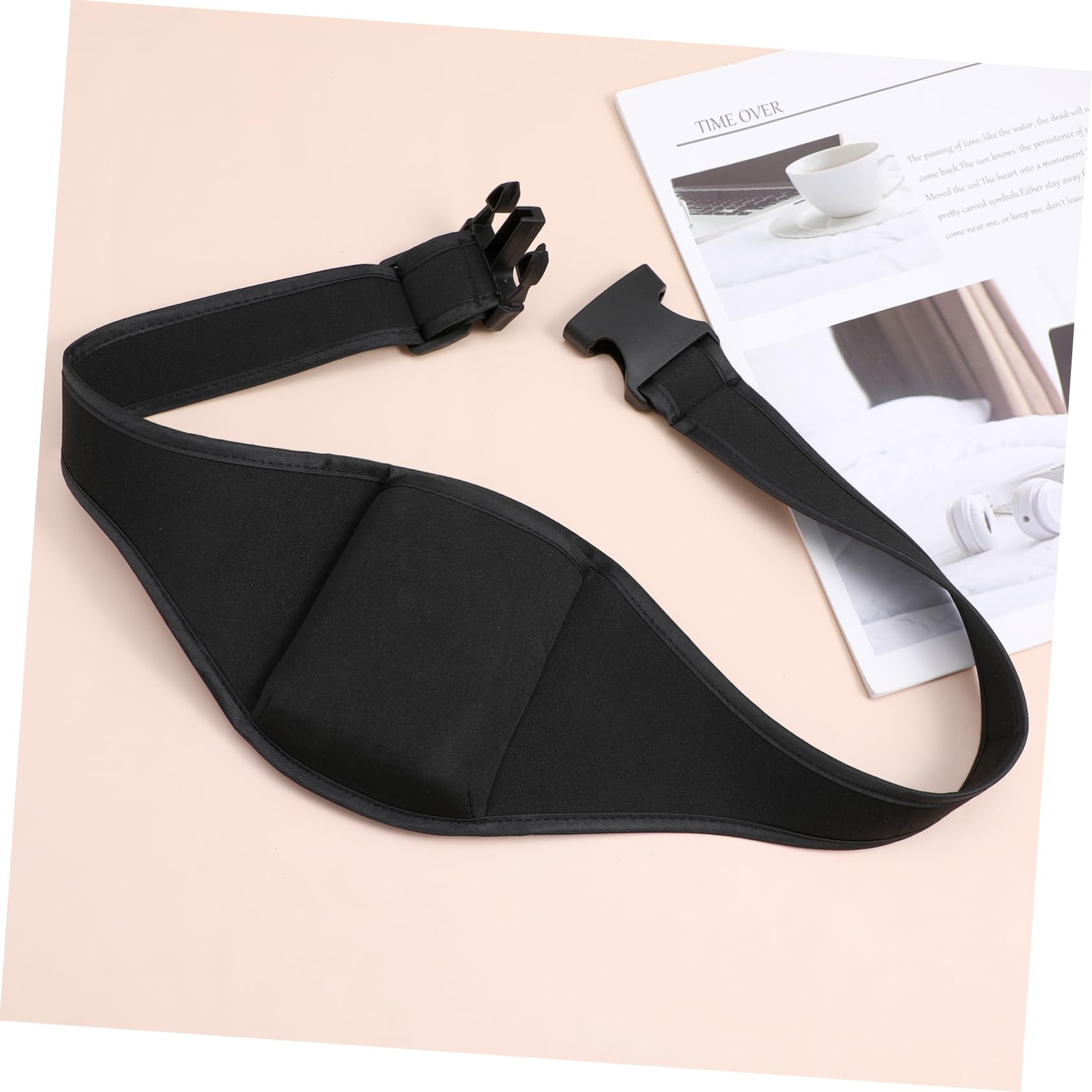 Microphone Carrier Belt - Secure Mic Holder Pouch for Fitness Instructors, Theater, Speakers, Events, and Outdoor Activities - 60X14X1cm