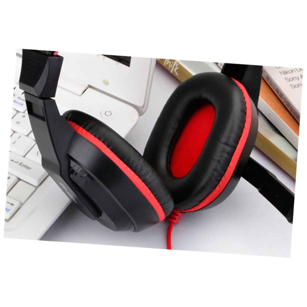 PartyKindom 2-Pack Over-Ear Noise Cancelling Headphones with Wired Connection for Computer & Laptop - Perfect for Office Work, Online Classes, Gaming & Travel