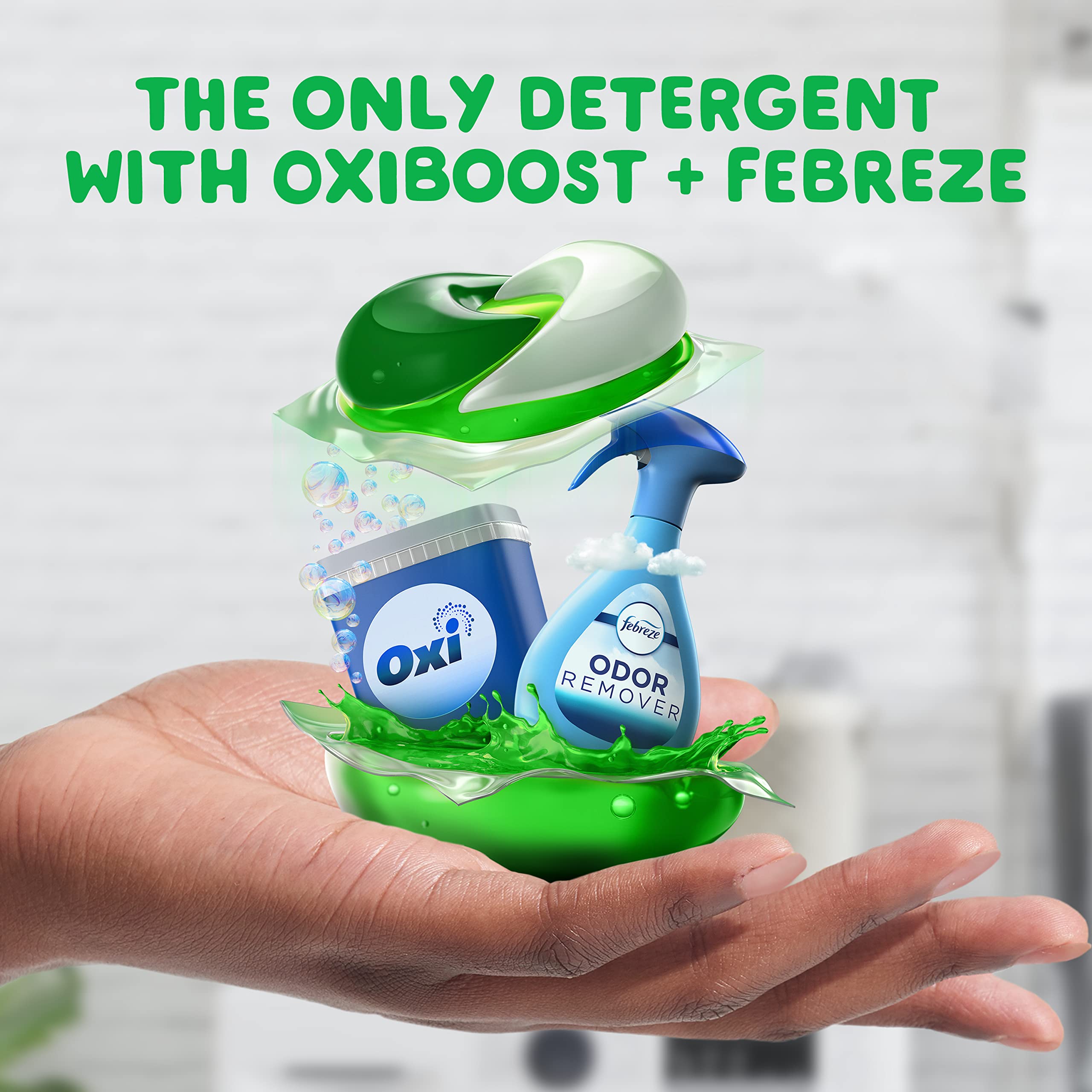Gain FLINGS Laundry Detergent Pacs, Original Scent - 3-in-1 HE Detergent Pods with Oxi Boost & Febreze, 112 Count | Powerful Stain Removal & Long-Lasting Freshness for All Fabrics | Perfect for Families, Gym Clothes & Everyday Laundry
