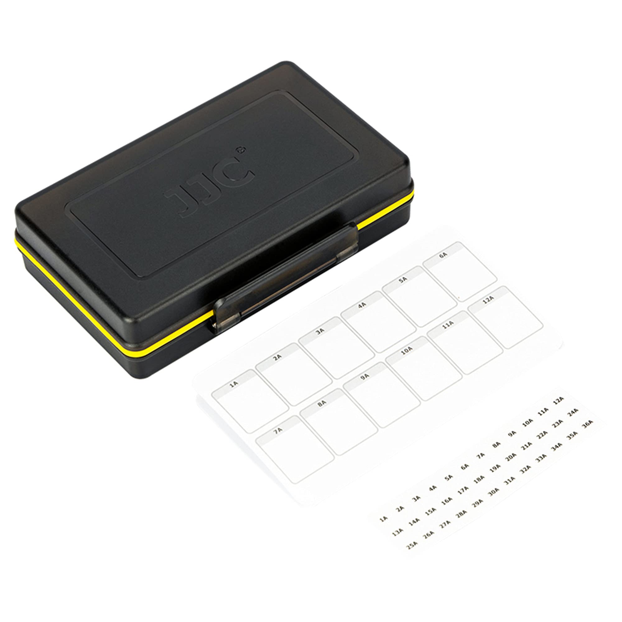 20-Port USB A + 4-Port USB C Mini Storage Organizer - Compact Anti-Lost Holder Case for USB Flash Drives, Dongles & Adapters - Perfect for PC, Laptop, Office & Travel Organization