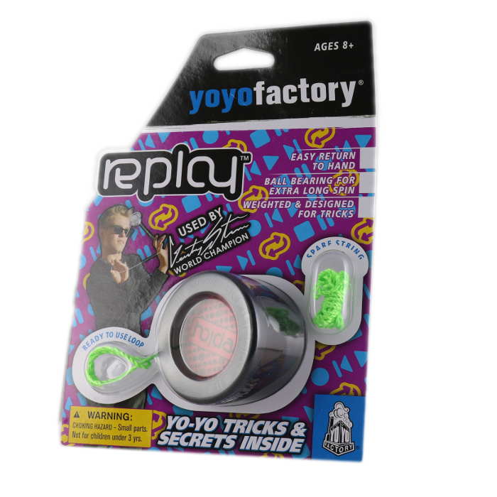 YoYoFactory Replay Professional Yo-Yo - High Performance Metal Bearing Yo-Yo for Beginners & Advanced Players - Perfect for Tricks, Competitions & Stress Relief