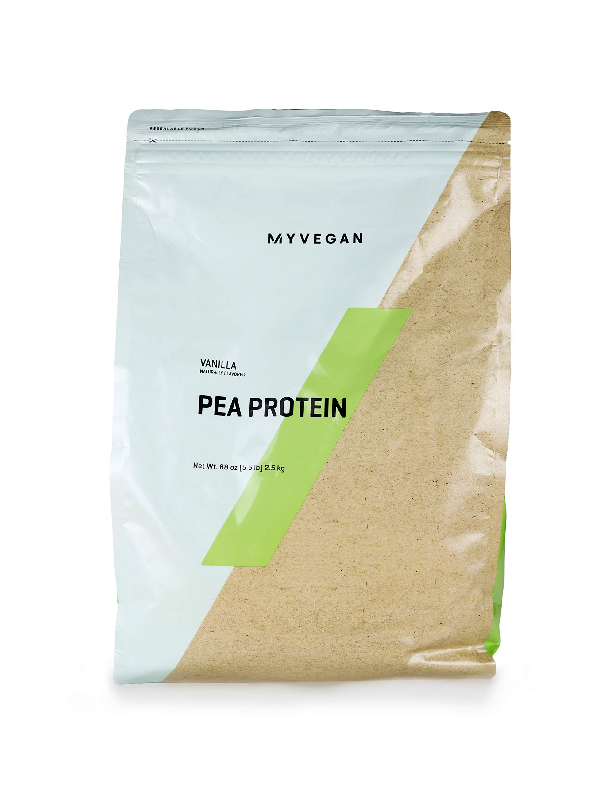 Myprotein® MYVEGAN Vanilla Stevia Pea Protein Isolate Powder - 5.5 Lb (89 Servings) | Plant-Based Vegan Protein Supplement for Muscle Recovery, Weight Loss & Baking | Perfect for Smoothies, Shakes & Healthy Recipes