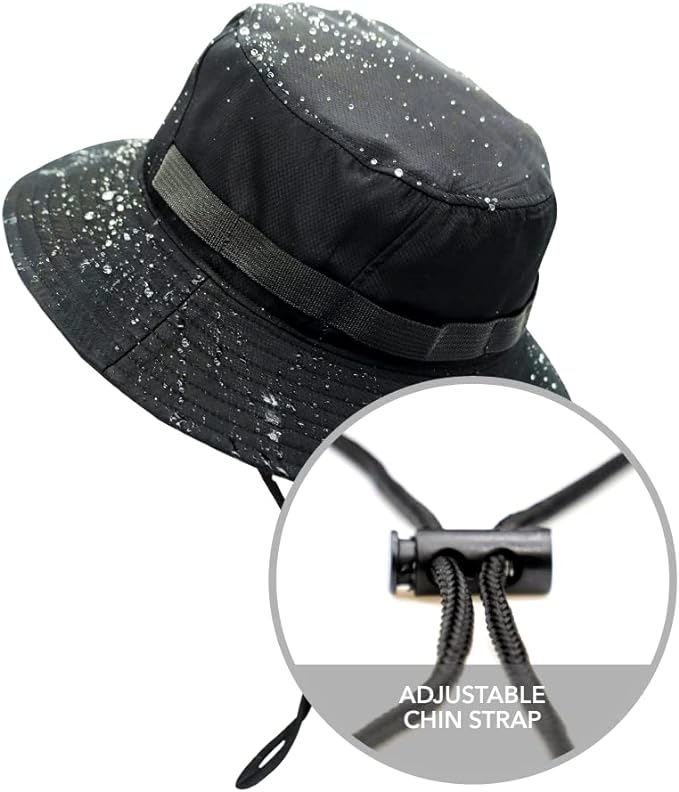 Waterproof Boonie Bucket Hat with Satin Lining - UPF 50+ Sun Protection for Outdoor Activities, Hiking, Fishing & Beach