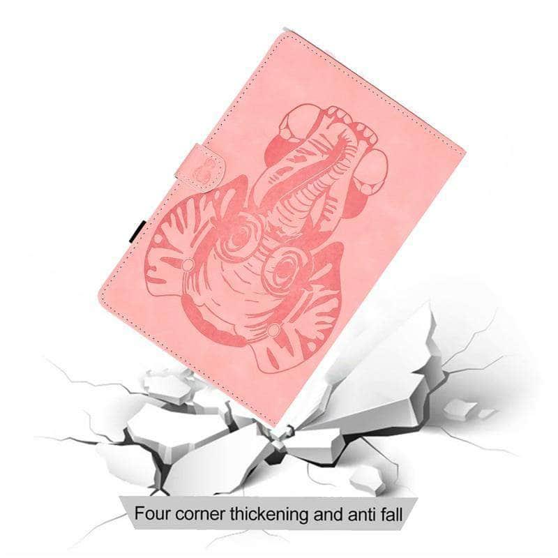 Apple iPad Air 4 (10.9-inch, 2020 Model) Premium Elephant Leather Stand Case - Perfect for Work, Study & Travel Protection