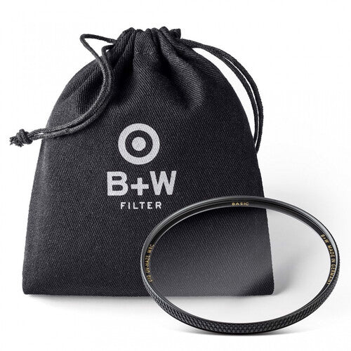 B+W 55mm UV Haze #010 MRC Basic Filter - Professional Lens Protection for DSLR & Mirrorless Cameras - Reduce Glare & Enhance Clarity for Outdoor Photography & Travel