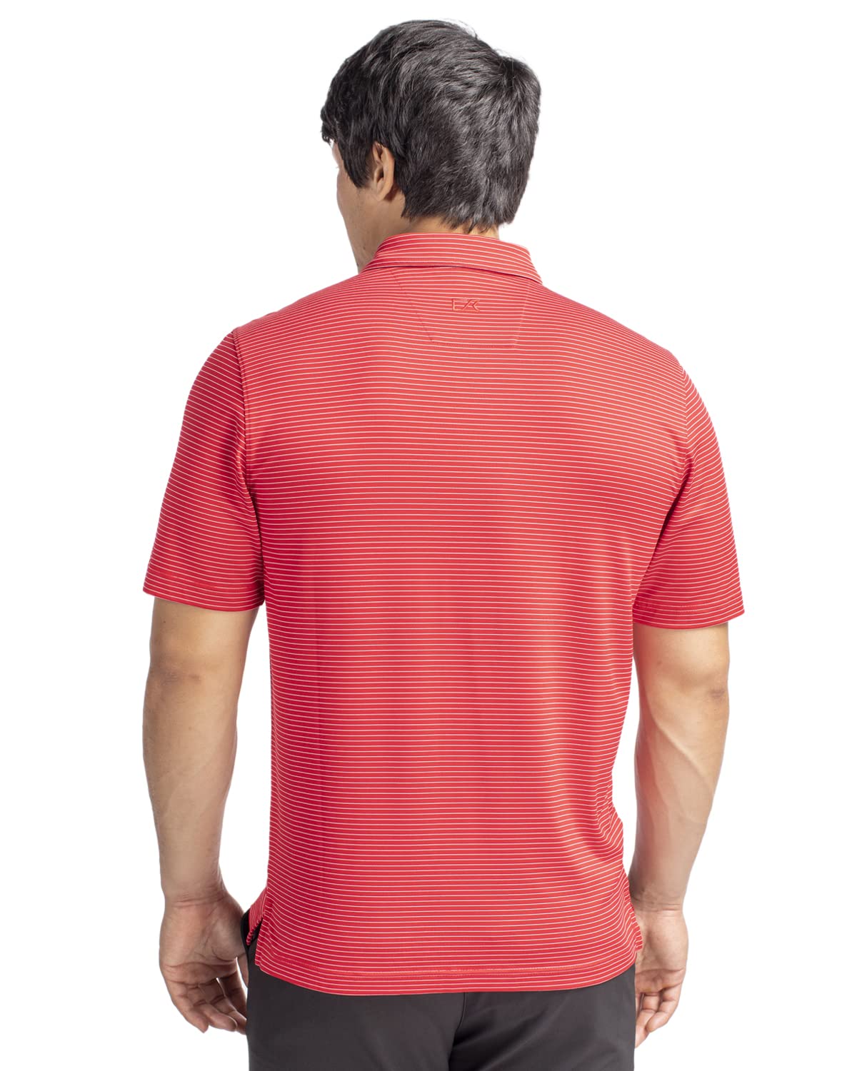 Cutter & Buck Men's Forge Polo Shirt - Striped Style for Golf & Business