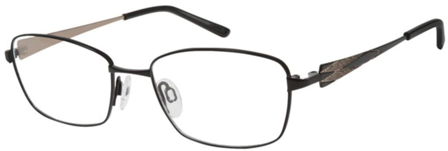 Stylish Black Eyeglasses Frame 12139 BK - Trendy & Lightweight for Men & Women - Perfect for Reading, Work & Fashion Accessories