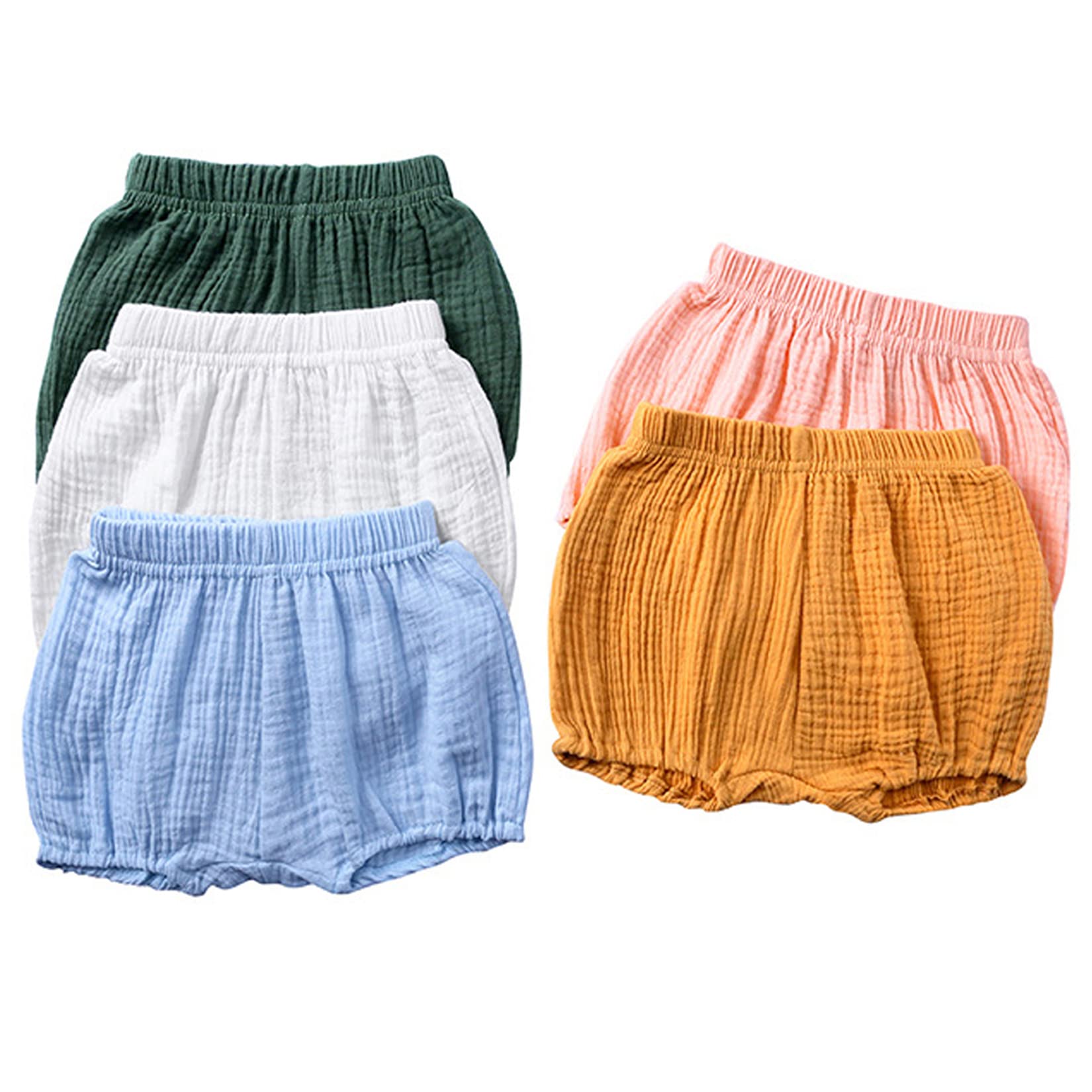 3PC Baby Cotton Shorts Set - Cute Floral Bloomers for Newborns - Playtime & Summer Outfits