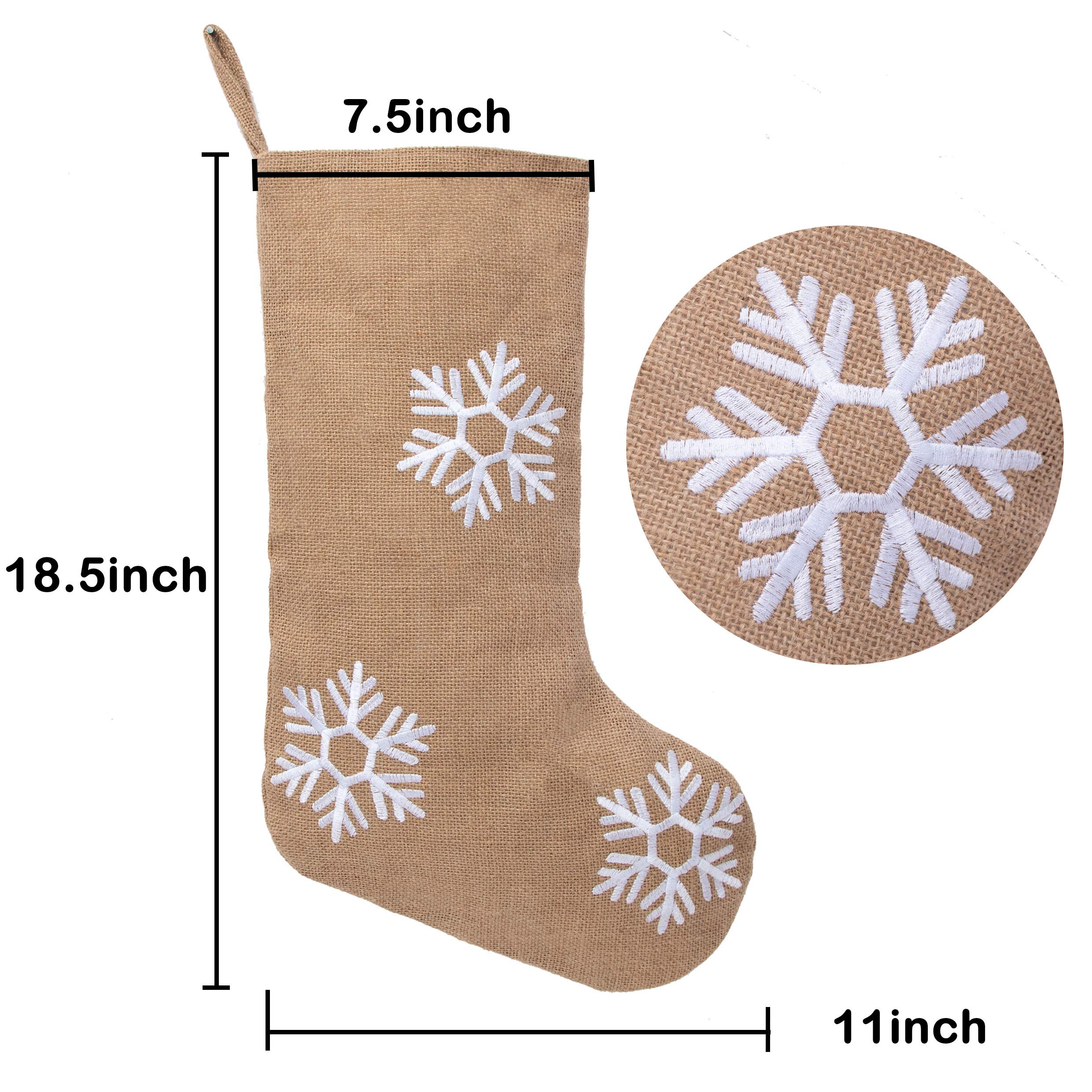 GEX 5-Pack Large Christmas Stockings - 18.5
