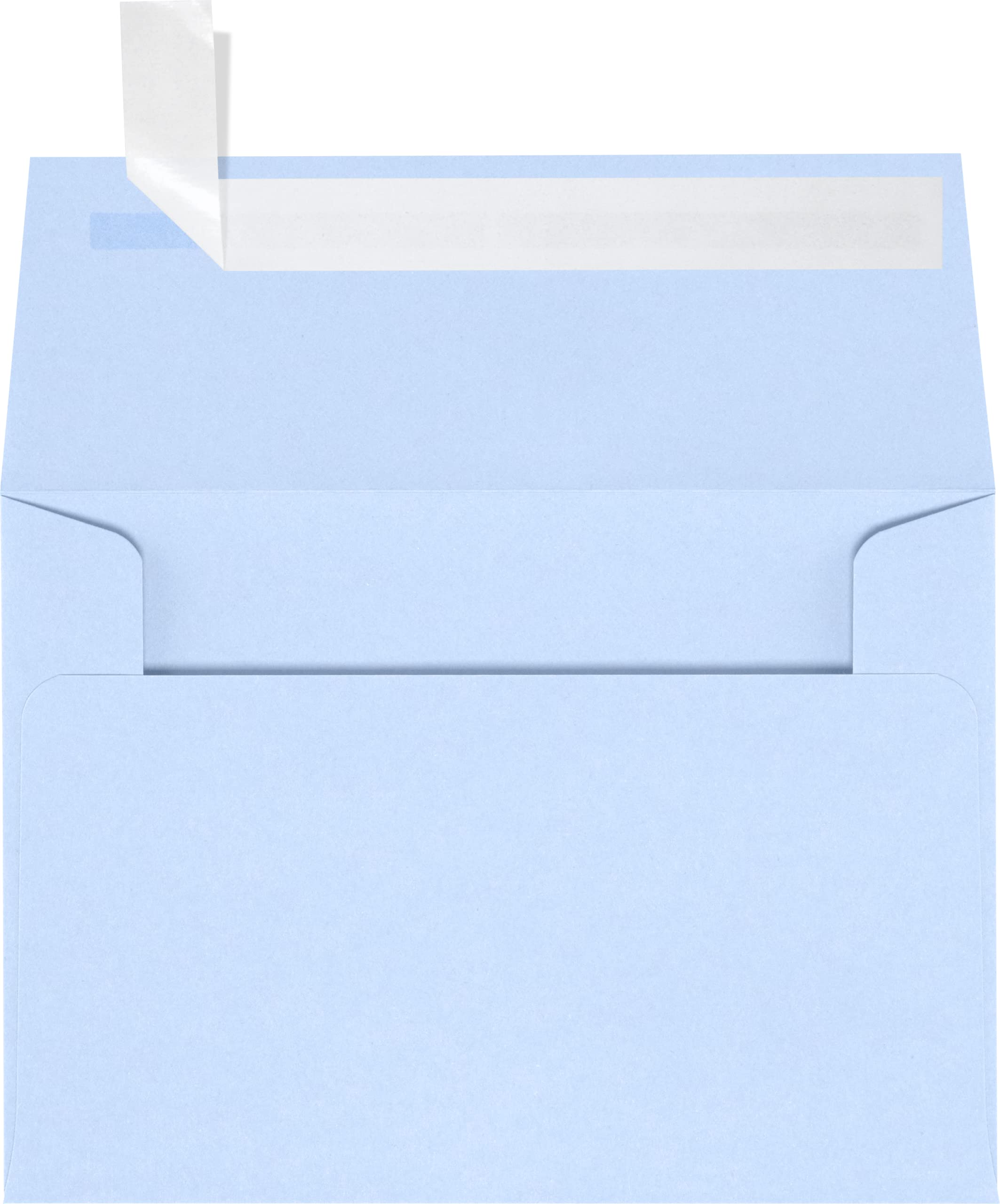 Premium 80 lb Baby Blue A1 Invitation Envelopes - 3 5/8
