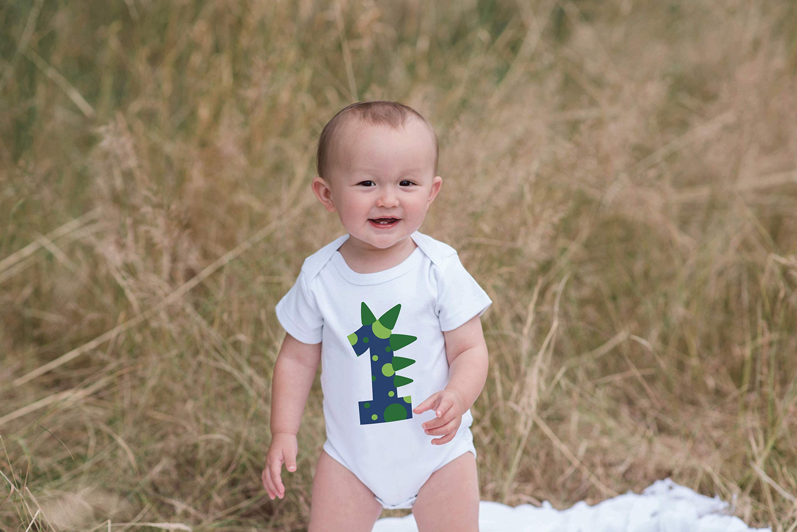 Dinosaur First Birthday Outfit for Boys - Cute 1st Birthday Dino Romper & Pajama Set | Perfect for Birthday Parties, Photo Shoots & Special Occasions