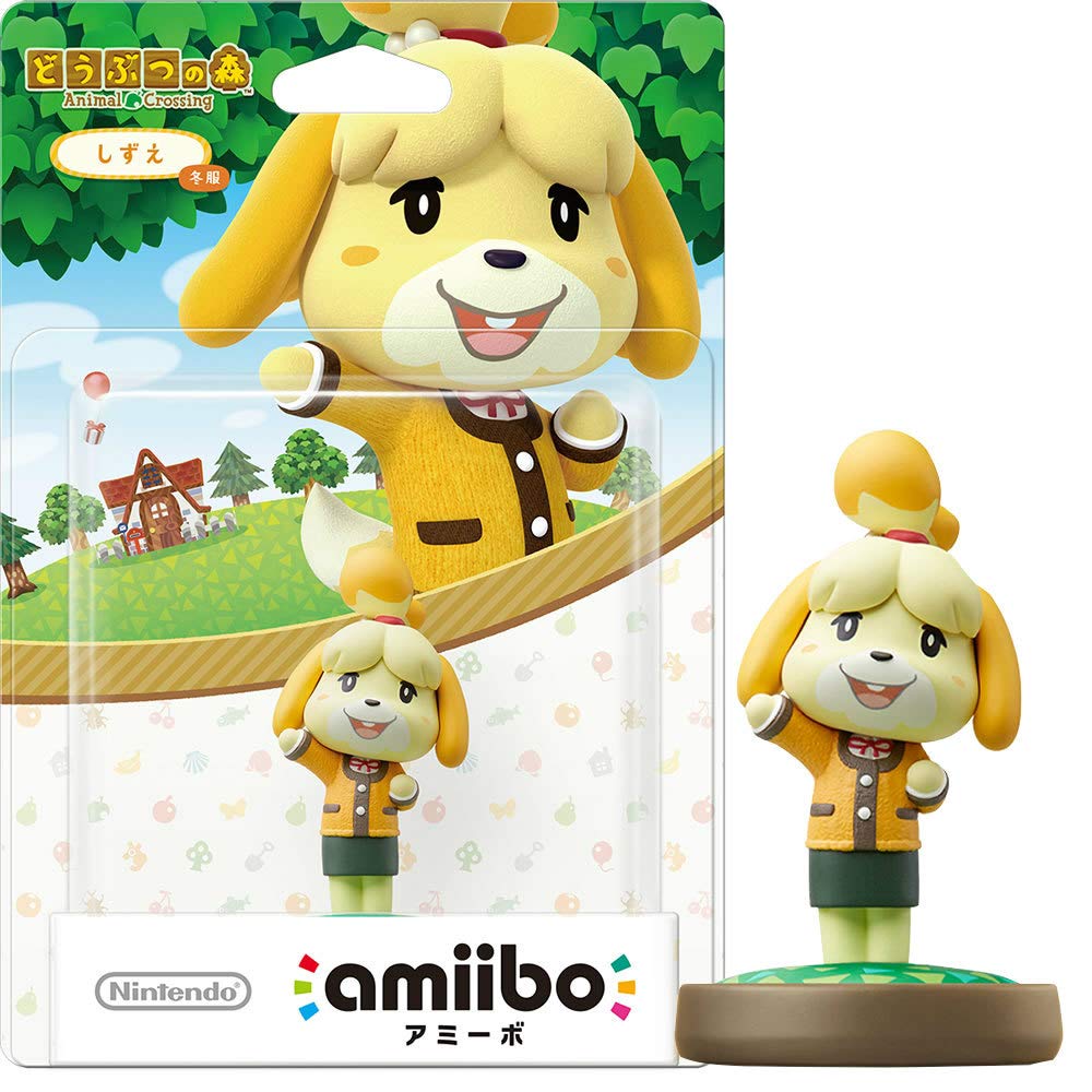 Animal Crossing 2-Pack Set [Isabelle Winter Outfit & Lottie] for Nintendo Switch, Switch Lite, Wii U & 3DS - Japan Import - Perfect for Gaming Collectors and Holiday Gift Giving