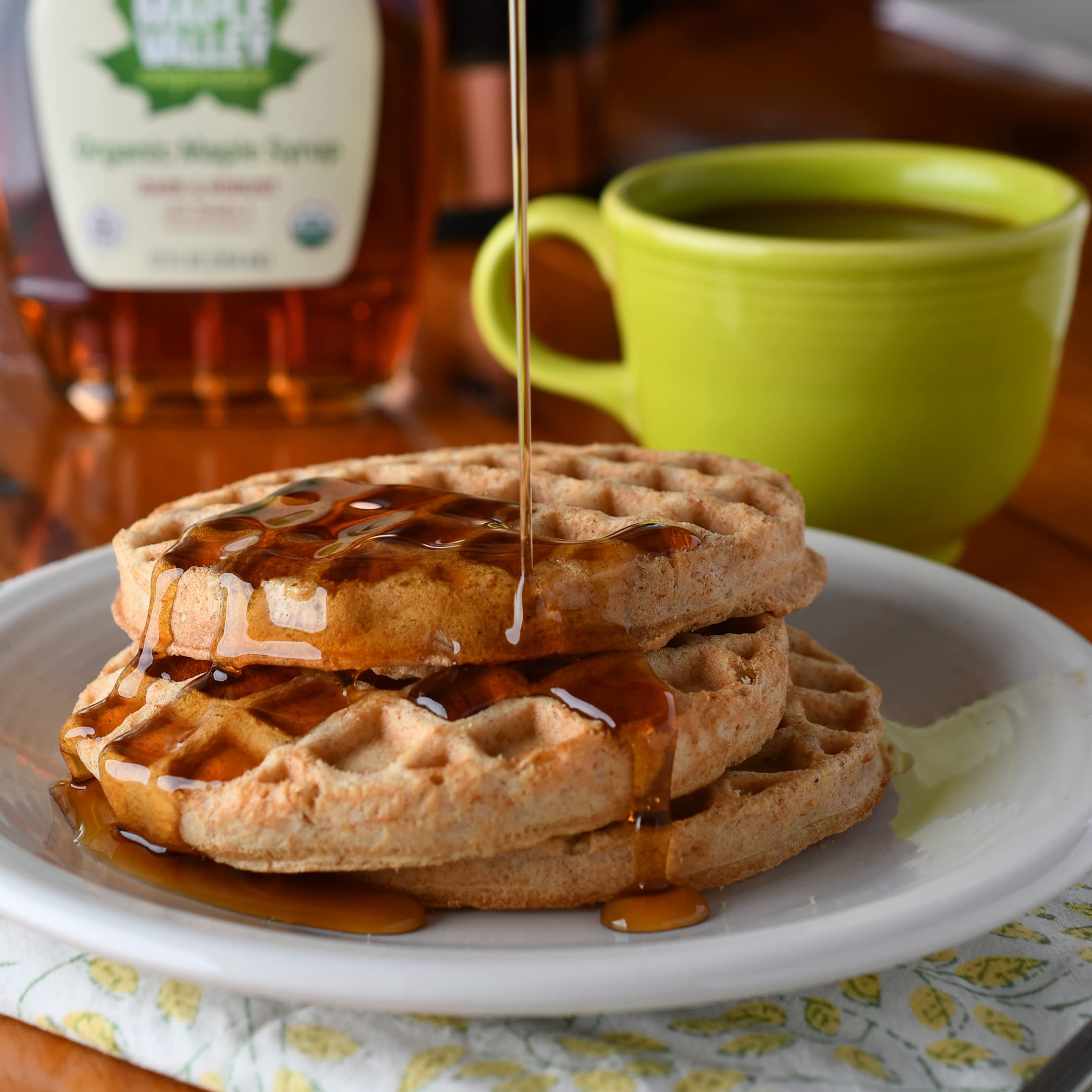 Organic Pure Maple Syrup - Amber & Light Grade | All-Natural Pancake Topping, Coffee Sweetener & Sugar Substitute for Baking | 3 Gallon Bag-in-Box | Perfect for Breakfast, Desserts & Healthy Recipes