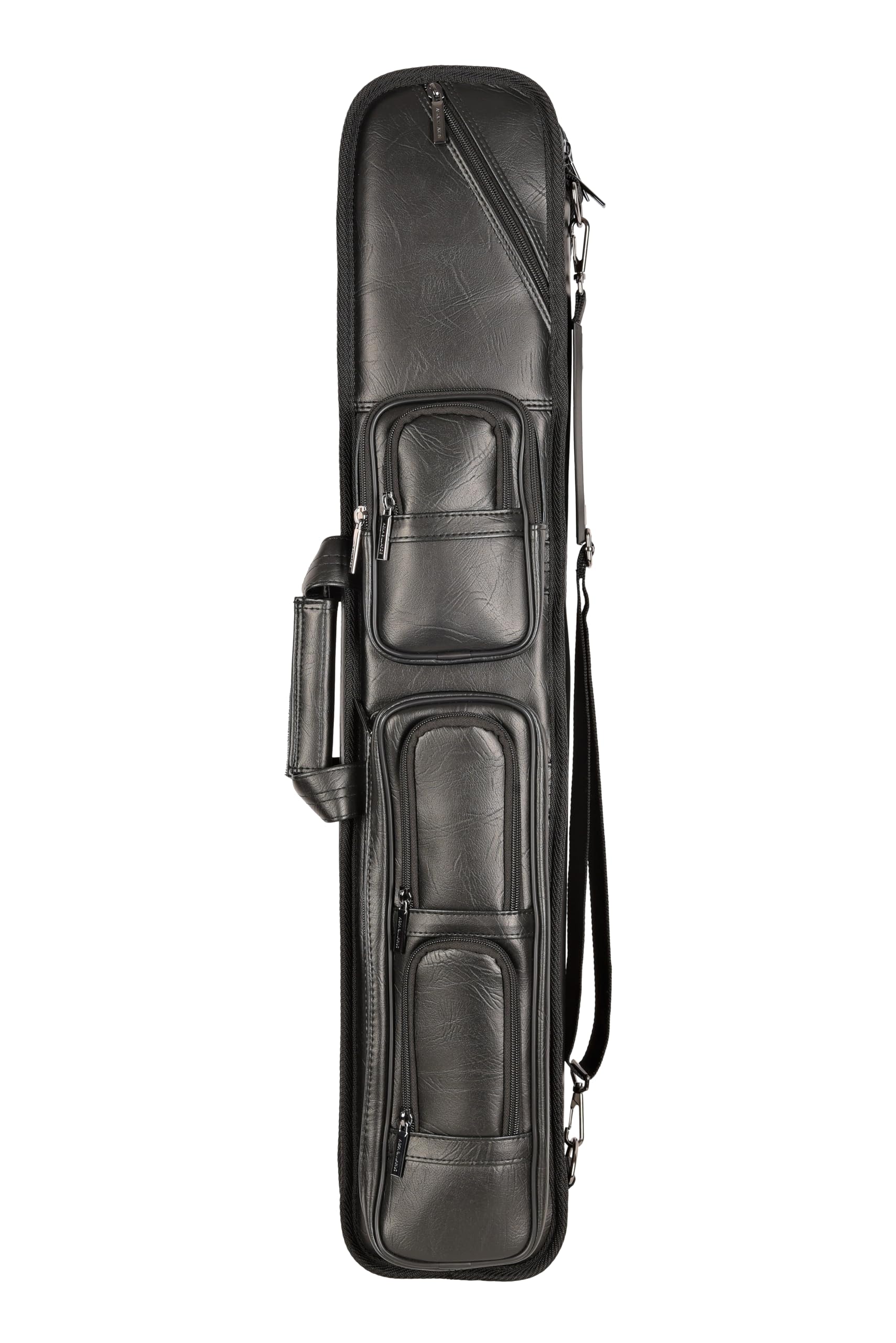 Premium ASKA Soft Leatherette Pool Cue Case/Bag - Durable Billiard Accessory for 1-2 Cues | Stylish Protection for Pool Sticks | Perfect for Travel, Storage & Tournament Play