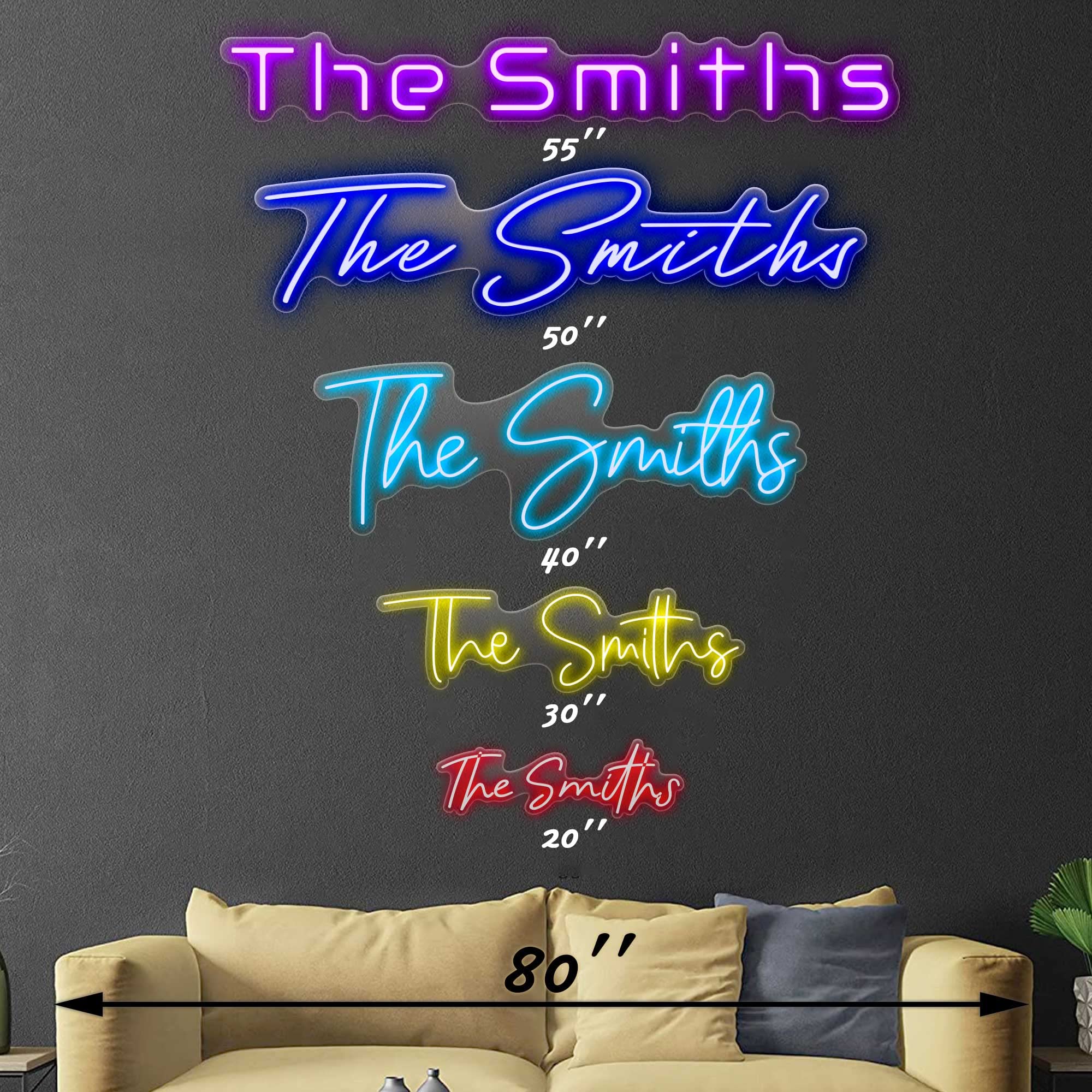 Custom LED Neon Sign - Personalized Name & Logo Neon Light for Wedding, Birthday Party, Home, Bedroom, Living Room, Game Room & Bar Decor - Wall Art Gift for Mother's Day, Anniversary & Special Occasions - Perfect for Indoor & Outdoor Lighting