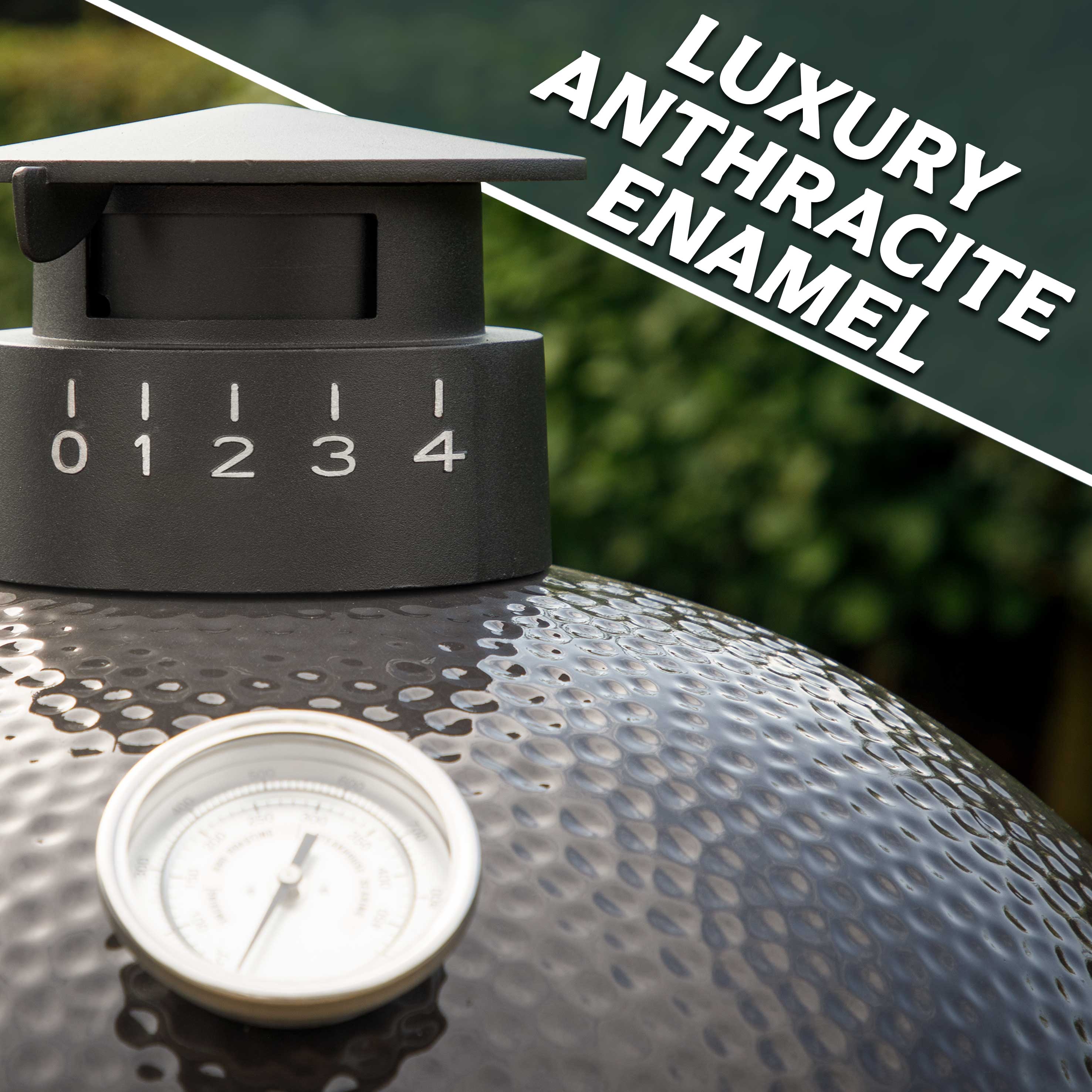 Premium 22-Inch Ceramic Kamado Grill, Oven & Smoker - Outdoor BBQ Cooking, Wood Charcoal Grill for Backyard, Patio & Camping | DG236