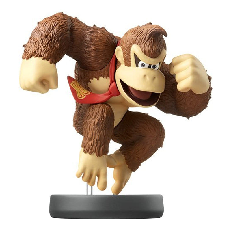 Super Smash Bros Amiibo Donkey Kong Figure - Collectible NFC Character for Nintendo Switch & Wii U - Perfect for Gaming Battles & Display