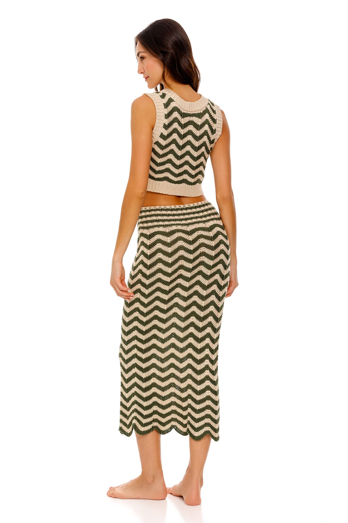 Ete Mira Skirt 18613 - Women's Fashion Flowy Midi Skirt for Casual Wear, Office & Summer Outfits