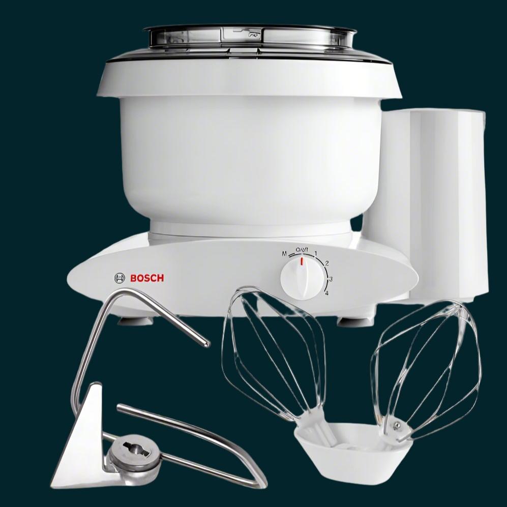 Bosch Universal Mixer - Powerful Stand Mixer for Baking, Kneading & Whipping | Ergonomic Design for Easy Use | Perfect for Cakes, Cookies, Bread & Dough | Home & Professional Kitchen Essential