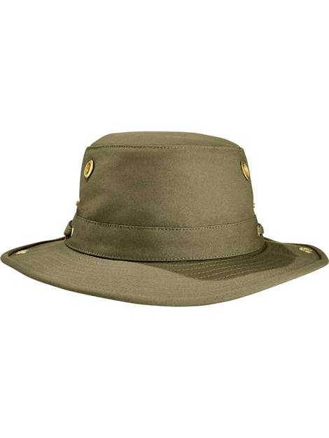 Tilley T3 Snap Up Hat for Men & Women - UPF 50+ Sun Protection, Waterproof & Breathable - Perfect for Hiking, Travel, and Outdoor Adventures