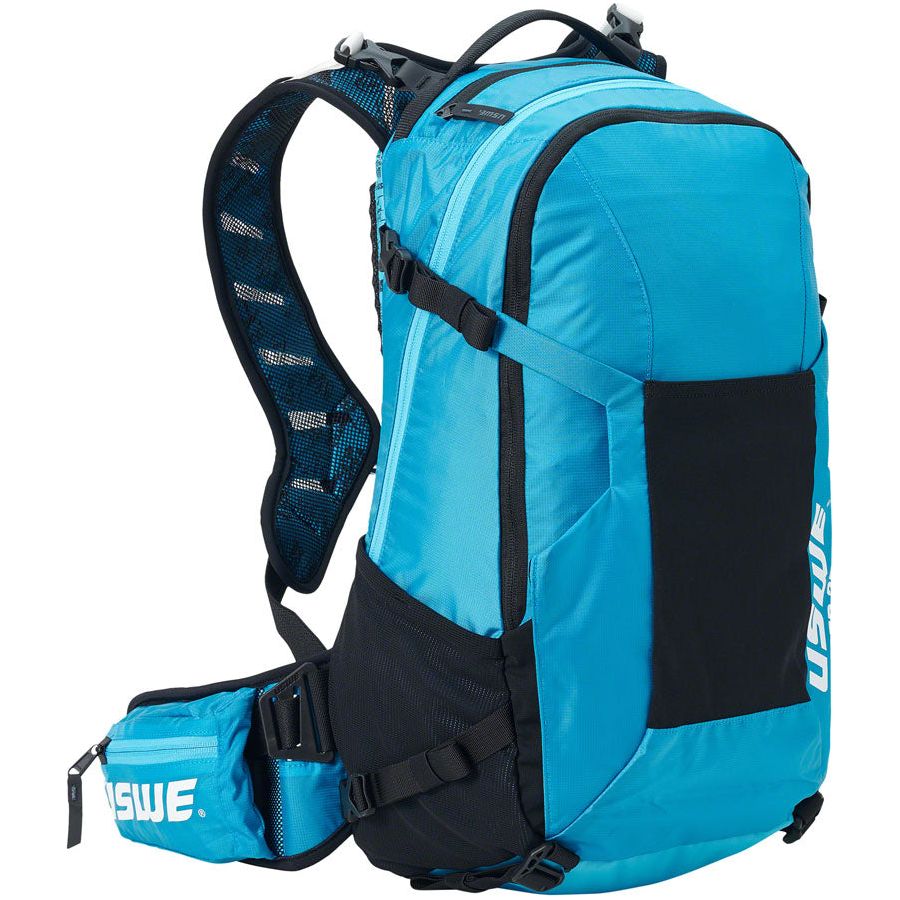 USWE Shred 16 Hydration Pack - Malmoe Blue | Lightweight Running Backpack with 2L Water Bladder | Perfect for Trail Running, Hiking & Mountain Biking