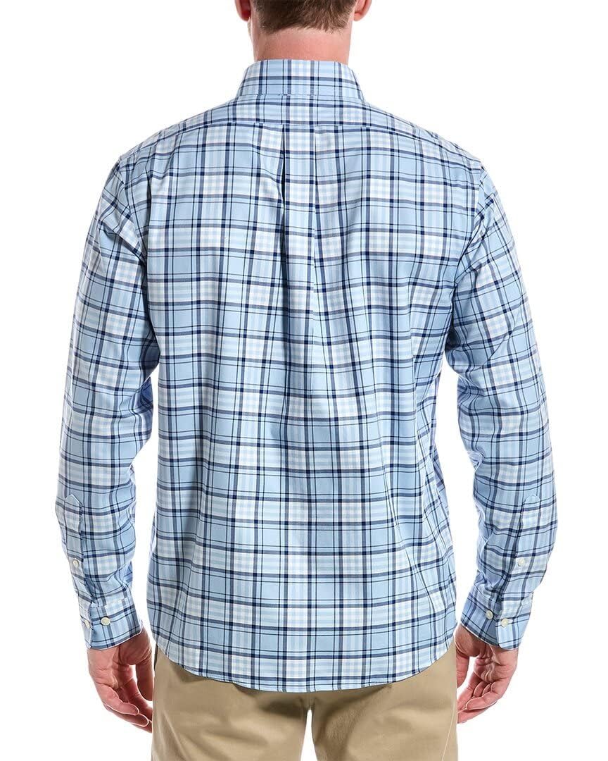 Brooks Brothers Men's Non-Iron Long Sleeve Button Down Dress Shirt | Premium Wrinkle-Free Business Casual Shirt for Office & Formal Occasions