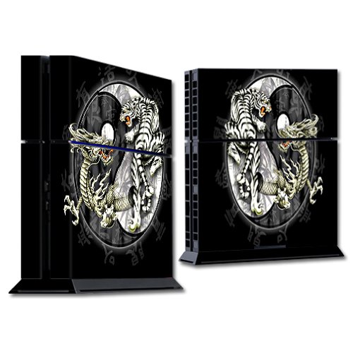 MightySkins Custom Vinyl Skin Wrap Sticker for Sony PlayStation 4 PS4 Console - Yin Yang Design | Protective Decorative Cover for Gaming Setup & Home Decor
